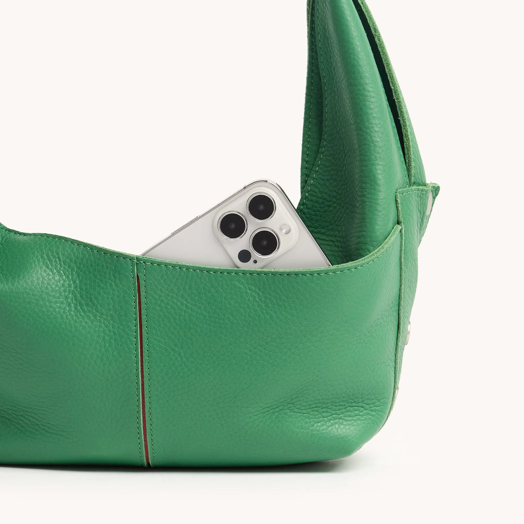 Hammit | Tom Zip Med | Lime Zest Brushed Silver