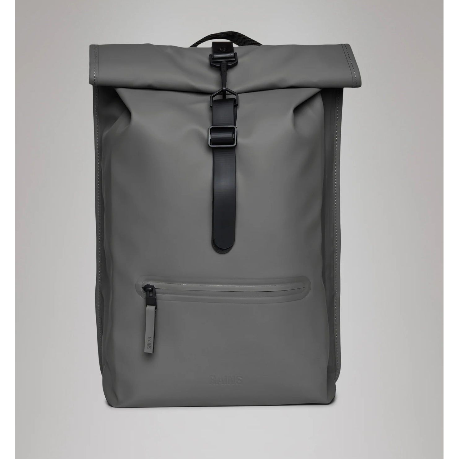 rains backpack roll top | Rolltop Rucksack – Waterproof City Big Eye Series Proteus Rains Rolltop Rucksack Grey Hydration Bottles Color:TNF White Heather and Mid Grey