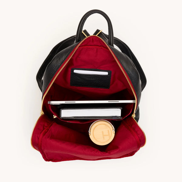black and red leather backpack Hammitt Color:PORT collection:For the Gym Run Belle - gorgeous @elenavictoria23 Inside pockets