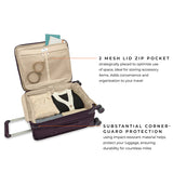 Briggs & Riley | Baseline | Global 21" Carry-On Expandable Spinner | Plum