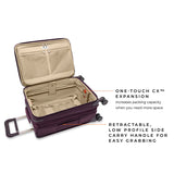 Briggs & Riley | Baseline | Essential 22" Carry-On Expandable Spinner | Plum