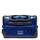 Tumi 19 Degree Lite international 4-wheeled carry-on luggage with hard shell and retractable handle, black color.