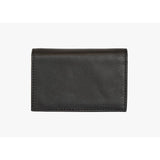 Osgoode Marley RFID gusset card case wallet in black with multiple card slots and secure design.