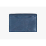 Osgoode Marley RFID gusseted card case wallet in ink color with multiple card slots and secure gusseted design.