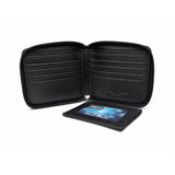 RFID Zipper Passcase Wallet