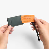 Bellroy luggage tag in a sleek, minimalist design for travel bags