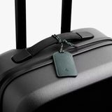 Bellroy luggage tag in a sleek, minimalist design for travel bags