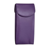 ILI double eyeglass case in purple with a soft interior, designed to protect and organize two pairs of glasses.