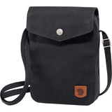 Fjallraven Greenland Pocket Bag in green, a compact crossbody bag with multiple pockets, made of durable outdoor material.