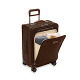 Briggs & Riley | Baseline Compact Checked Expandable Spinner | Limited Edition Chocolate