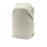 Peak Design City Backpack 15L in Moon color, showing the sleek exterior with padded shoulder straps and main zipper compartment.