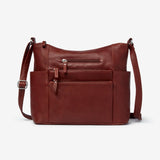Osgoode Marley Everyday Tote bag in brown, front view showing spacious design and sturdy handles.