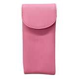 ILI double eyeglass case in black with a textured exterior, designed to hold two pairs of glasses securely.