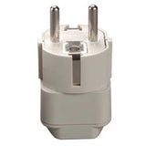 European travel grounded adapter plug by Voltage Valet with multiple outlet ports and secure grounding for international devices.