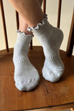 Le Bon Shoppe | Ruffled Hugger Crew Socks