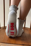 Le Bon Shoppe | Ruffled Hugger Crew Socks