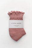 Le Bon Shoppe | Ruffled Hugger Crew Socks