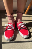 Le Bon Shoppe | Ruffled Hugger Crew Socks
