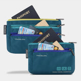 Travelon |  Set of 2 Currency & Passport Organizer