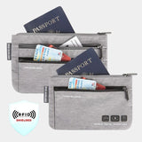 Travelon |  Set of 2 Currency & Passport Organizer