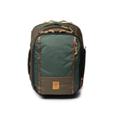 Topo Designs Global Travel Backpack with multiple compartments, padded straps, and durable fabric for versatile travel use.