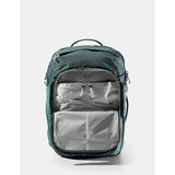 Matador 30L Carry On Travel Pack in juniper green, featuring compact design and adjustable straps for travel convenience.
