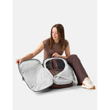 Matador 30L Carry On Travel Pack in garnet color, featuring compact design and durable fabric for efficient travel storage
