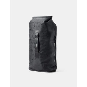 Matador Flatpak 8L dry bag in black, waterproof and compact with roll-top closure for outdoor and adventure use.