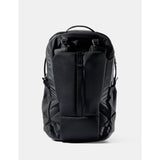 Matador 45L Global Travel Pack in black with multiple compartments and adjustable straps, designed for organized travel.