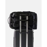Matador 45L Global Travel Pack in black, featuring durable fabric, multiple compartments, and adjustable straps for versatile travel.