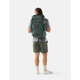 Matador 45L Global Travel Pack in juniper color with adjustable straps and multiple compartments for organized travel storage.