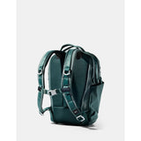 Matador 18L personal item travel pack in juniper green, compact design with multiple compartments for efficient travel organization.