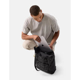 Black Matador 24L Tote Pack with durable fabric and spacious design, ideal for everyday carry and outdoor activities.