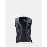 Black Matador 18L packable backpack shown folded and expanded, lightweight and compact travel and everyday carry bag.