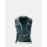 Matador 18L packable backpack in juniper green, lightweight and foldable for easy carrying and storage.