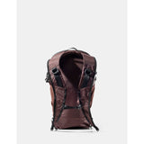 Matador 18L packable backpack in garnet, lightweight and compact with adjustable straps and durable fabric for outdoor use.