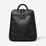 Black Osgoode Marley RFID organizer backpack with front zipper pockets and adjustable shoulder straps, designed for secure everyday use.