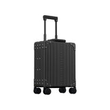 Silver Aleon 16-inch vertical underseat carry-on luggage with durable design and compact size, ideal for travel convenience.