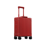 Silver Aleon 16-inch vertical underseat carry-on luggage with ergonomic handle and compact design for easy travel.