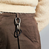 Bellroy Carabiner Trio set of three black, graphite, and silver accessories with durable metal clips for versatile attachment.