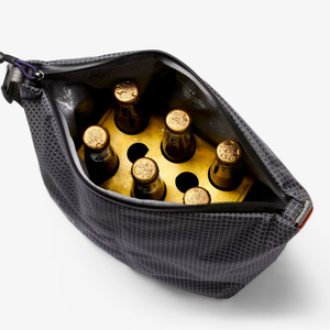 Bellroy Lite Cooler Caddy in arcade gray, compact 10L insulated cooler bag with carrying handle for beverages and snacks.
