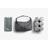 Bellroy Lite Cooler Caddy 6L in arcade gray, insulated lunch bag with handle and zipper closure for portable food storage.