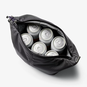Bellroy Lite Cooler Caddy in gray with 6L capacity, compact insulated cooler bag for convenient portability.