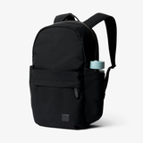 Black Bellroy Classic Daypack backpack with sleek design, multiple compartments, and adjustable straps for everyday use.