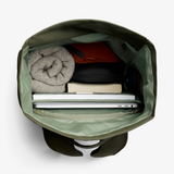 Bellroy Classic Rolltop backpack with adjustable straps, durable fabric, and roll-top closure, designed for versatile everyday use.