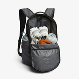 Black Bellroy Lite Ready Pack backpack with sleek design, multiple compartments, and padded straps for comfortable carrying.