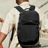 Black Bellroy Lite Ready Pack backpack with sleek design and multiple compartments, perfect for daily use and travel.