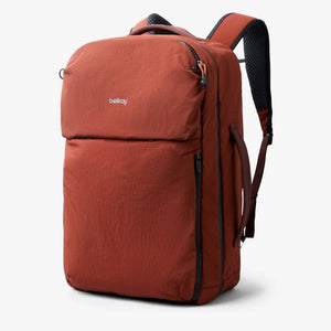 Black Bellroy Lite Travel Pack backpack with 30L capacity, featuring sleek design and multiple compartments for travel and daily use.
