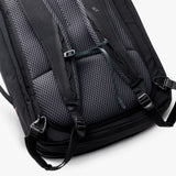 Bellroy Lite Travel Pack 38L backpack with multiple compartments and padded straps, designed for travel and daily use.