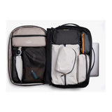 Bellroy Lite Travel Pack 38L backpack with sleek design, multiple compartments, and adjustable straps for travel and daily use.